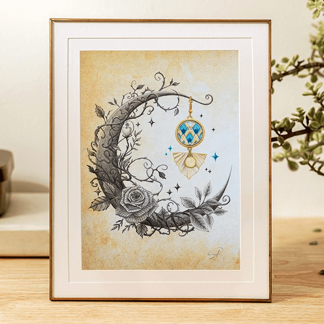Pack Duo A4 : Sorcière éclairée & La lune étincelante