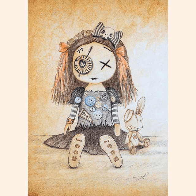 Pack Duo A4 : Jack et ses plumes élégantes & La poupée de boutons